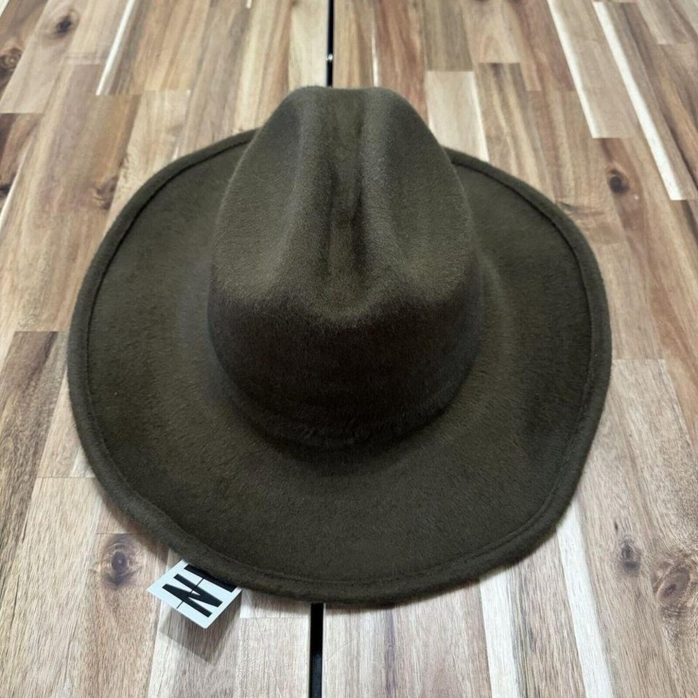 Wyeth‎ Cowboy Hat Womens Brown 100% Wool Western Premium Boho Urban Felt NWT